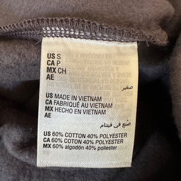 Ideology Mens Size S Solid Fleece Drawstring Shorts Charcoal Gray NWT - Picture 6 of 6